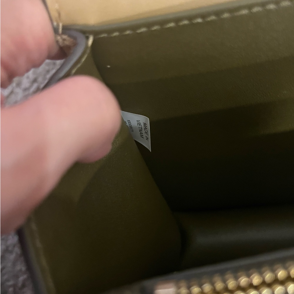 VERY RARE Tory Burch Eel Leather Chenille T Monogram Crossbody Shoulder bag - Picture 12 of 14